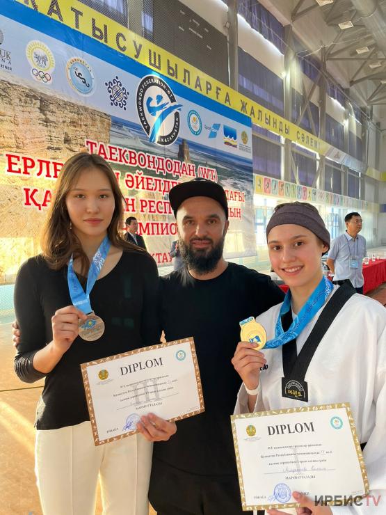Павлодарские таеквондистки — медалистки чемпионата Казахстана